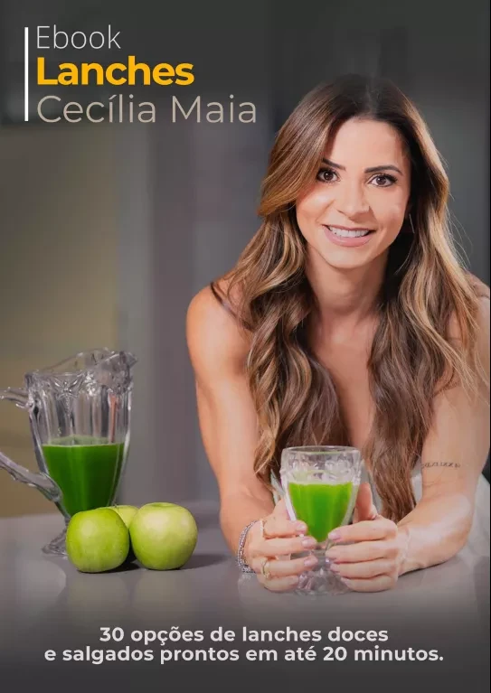 Capa oficial do livro digital Lanches Cecília Maia